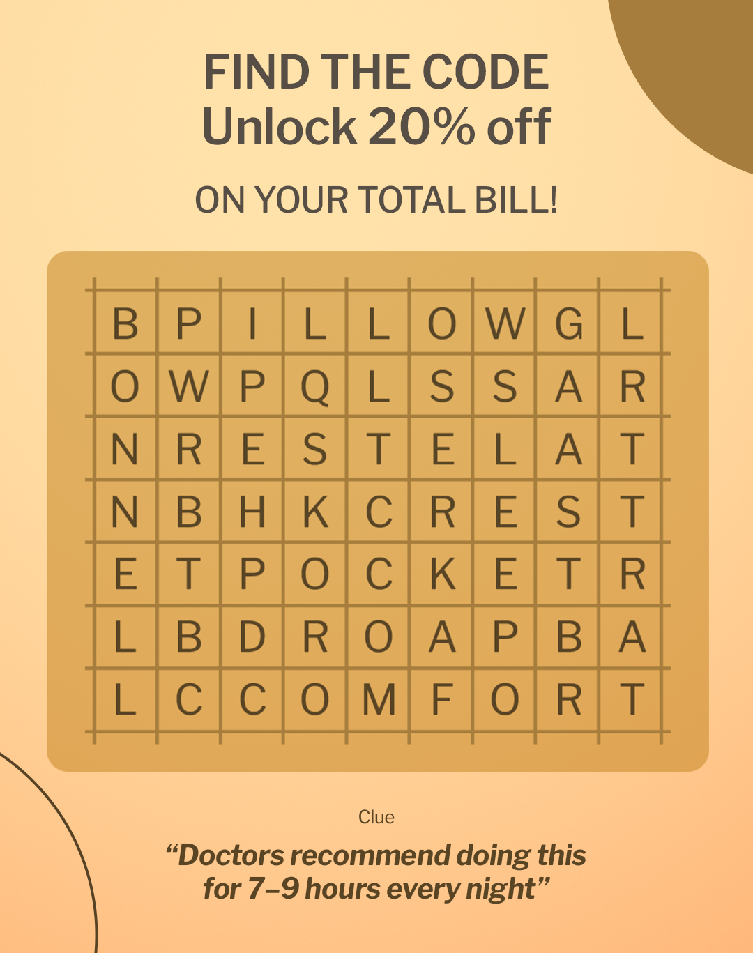 CW 20% Off Puzzle 